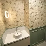 Papel Tapiz en Baño de Visita