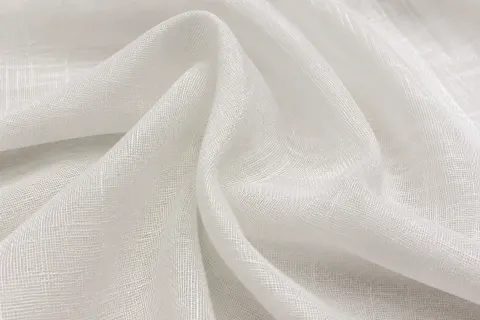 22w-114 Voile texture white